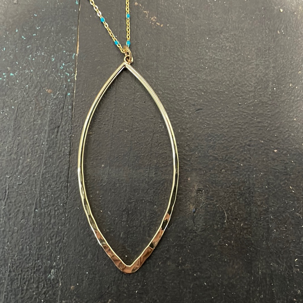 Jane Marie Leaf Shape Necklace